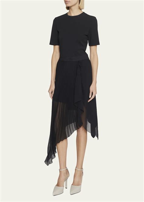 givenchy asymmetrical skirt